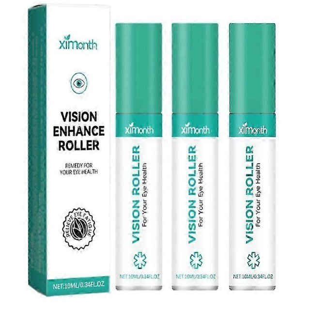 3pcs Adult Teen Eye-Vision Enhance Roller Reduces Fatigue Eyes Care Roller for Relieves Tired Dry Eyes