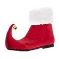 thumbnail image 3 of BLESIYA Elf Shoes Comfortable Booties Boot for Adults with Bells Red Christmas 45, 3 of 8
