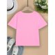 thumbnail image 2 of Adorable camiseta con estampado de pastel de cumpleaños de ajolote: suave y cómoda camiseta de cuello redondo para niños y niñas. Top rosa informal de verano con un divertido diseño de dibujos animad, 2 of 5