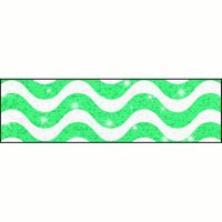 WAVY TEAL SPARKLE PLUS BOLDER BORDERS