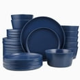 thumbnail image 4 of Stone + Lain Chelsea Stoneware Collection, Round Dinnerware Set, 24 Pieces Service for 8, Blue, 4 of 6