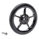 thumbnail image 3 of 8Pc Bike Easy Wheels 6cm Easywheel Para Piezas De Componentes De Ciclo Negro + Rojo Sunnimix Bicicleta Plegable Easy Wheels, 3 of 8