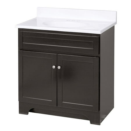 - Foremost Columbia 30-in. Single Bathroom Vanity - Espresso