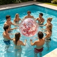thumbnail image 5 of WEIOUKC Inflatable Beach Balls Bulk, 16" Glitter Pool Toys Balls for Summer Beach Pool Party, Swimming Pool Game Water Beach Toys Party Favor Summer Luau Decoration Essential Blow Up Beach Ball, 5 of 5