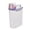 Transparent, variant on Anvazise 3L Grain Bin Easy to Carry Space-saving PP Portable Sealed Rice Storage Container for Kitchen