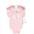 thumbnail image 2 of Hudson Baby Short Sleeve Bodysuits, 5-Pack, Newborn- 24 Months, 2 of 7