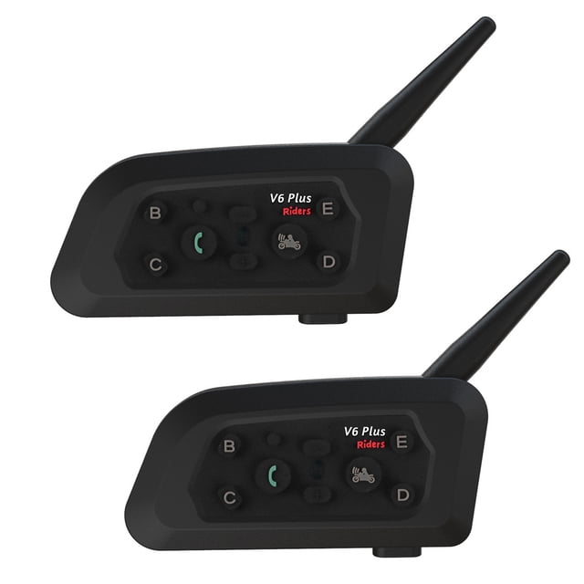 Maquina para hacer pan Intercomunicador para casco de motocicleta Teleheer V6 Pro, 1200M, interfono dúplex, auricular para montar, walkie-talkie para casco de motocicleta, Moto