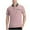 Pink, variant on hoksml Mens Short Sleeve Shirts Casual Golf Polos Shirt Solid-Color Collared Colour Blocking Button Pocket T Shirt Top Turndown Collar Blouse Tee Shirt Summer Clearance