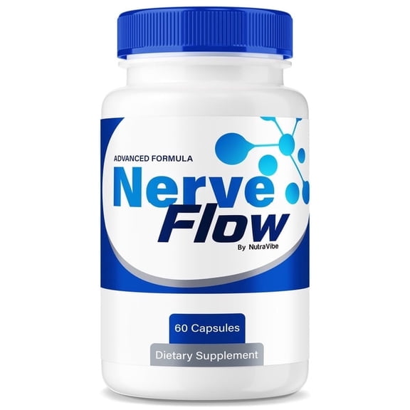 Nerve Flow – Daily Support Formula with a Balanced Blend for Nerve Health, Comfort, and Function | NerveFlow Easy-to-Swallow Pills for Daily Nerve Support (60 Capsules)