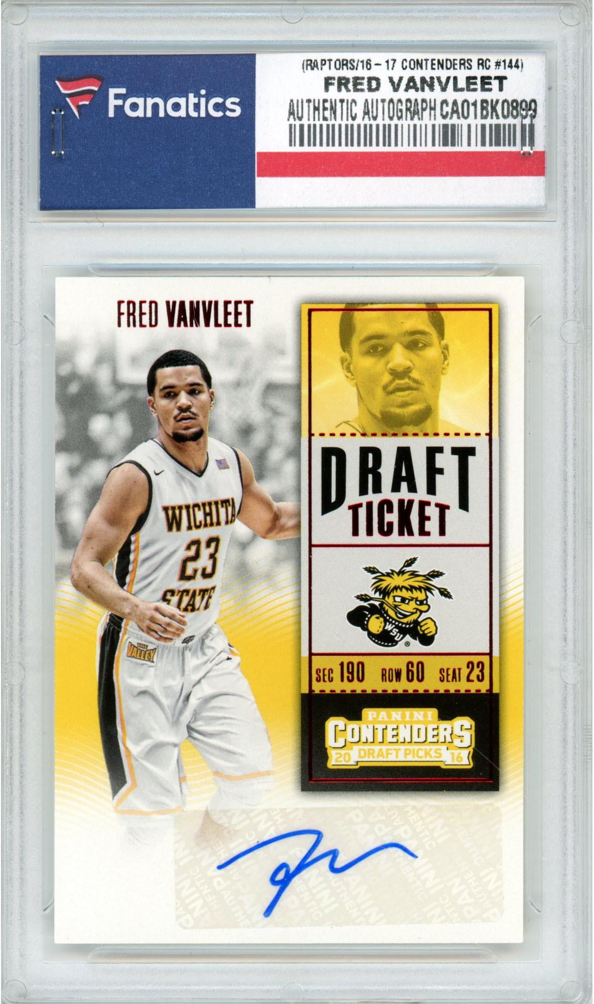 fred vanvleet autograph