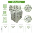 thumbnail image 5 of Sage Green Stripes Table Runner Linen Burlap Table Runner 60 Inches Long Farmhouse Striped Abstract Art Dresser Scarves for Kitchen Island Coffee Dining Room Party Wedding Holiday Decoration 13"x60", 5 of 8