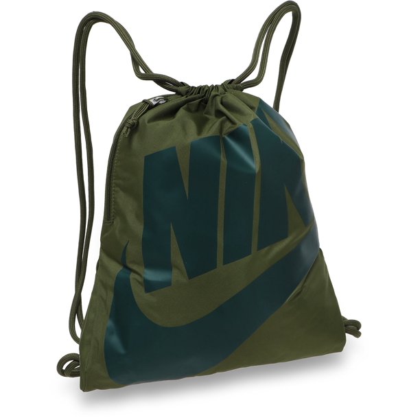 Nike - Nike Heritage Gym Sack (OLIVE CANVAS/MIDNIGHT SPRUCE, One Size ...