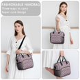 thumbnail image 6 of Blue and Yellow Checkered Pattern Insulated Leakproof Lunch Box for Women, Large Lunch Bag for Tween Teen Adult, Loncheras Para Mujer for Work Beach Travel Picnic Camping, 6 of 6