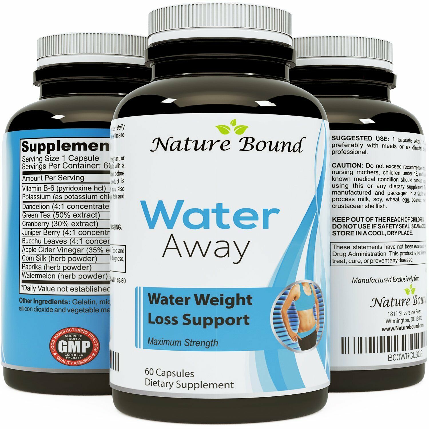 Water Away Diuretic with Dandelion Weight Loss Supplement Burn Fat