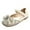 Beige, variant on Fozruso Fashion Autumn Girls Casual Shoes Shiny Pearl Rhinestone Bow Dress Shoes Dance Shoes,Sizes 6.5(15-18 Months)