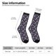 thumbnail image 2 of Balery Elegant ice skates snowflakes A Calcetas Largas con Estampado para Hombre y Mujer – Suaves y Transpirables, Talla Única (US 5-11), 2 of 6
