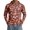 Red, variant on Men’s UPF 50 Sun Protection Fishing Hoodie Long Sleeve UV Sun Protection Hoodie Thumb Holes Tops Hiking Running Swim Athletic Workout Shirt