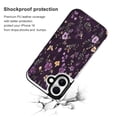thumbnail image 2 of Compatible with iPhone 11 12 13 mini 14 15 16 Pro Max Plus Wallet Case with Card Holder, PU Leather Kickstand Card Slots Case ( Purple Butterfly, iPhone 14), 2 of 7