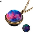 thumbnail image 2 of Jiaroswwei Women Luminous Double-sided Universe Pendant Retro Chain Necklace Jewelry Gift, 2 of 8