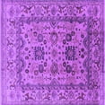 thumbnail image 1 of Ahgly Company Indoor Square Oriental Purple Traditional Area Rugs, 8' Square, 1 of 4