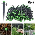 thumbnail image 1 of 50 Pcs/Ensemble Micro Bubbler Irrigation Goutte à Goutte Émetteur Réglable Goutteur d'Eau, 1 of 9