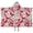 Butterfly and Red, variant on Butterfly and Floral Purple Pattern Teens Hooded Bath Towel Wrap for Ages 3 To 12,Quick Dry Lightweight Soft Microfiber Bath Beach Pool,50"x30"