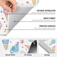 thumbnail image 6 of Yayeee Dish Drying Mat for Kitchen Counter 18" x 24" Microfiber Super Absorbent Coffee Decorative Pad, Colorful Ice Cream Pattern, 6 of 9