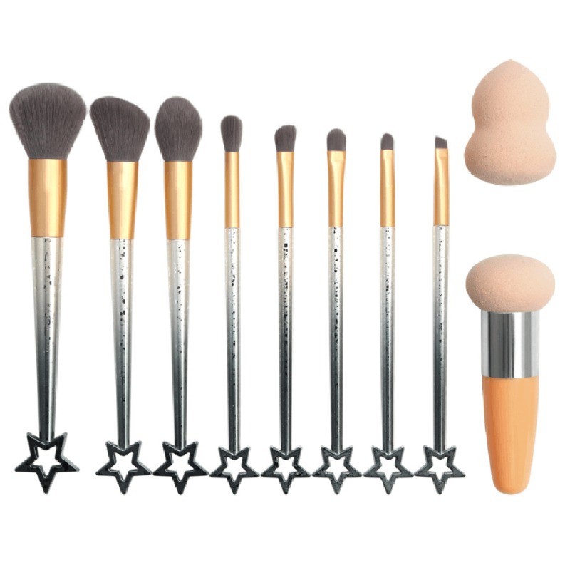 8pcs Pro Makeup Brushes Sets Christmas Kits For Cosmetic Foundation