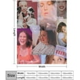 thumbnail image 2 of Beautiful Millie Bobby Brown Blanket Ultra Soft Flannel Fleece Blanket Stylish Bedroom Living Room Sofa Warm Blanket All Season Use 60"*80"（150 * 200cm）, 2 of 6