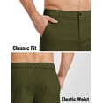 thumbnail image 5 of COOFANDY Mens Casual Shorts Classic Fit Chino Dress Shorts Lighweight Stretch Flat Front Golf Shorts with Pockets, 5 of 6