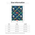 thumbnail image 4 of Throw Blanket for Couch Sofa and Bed, Colorful Cute Chameleon Lizard_A Super Soft Plush Throw Blanket, Fuzzy Cuteness Comfy Warm Washable Flannel Blanket & Throws for All Season 50"x40", 4 of 5
