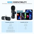 thumbnail image 3 of BOYA BY-V1 One-Trigger-One 2.4G Wireless Microphone System Clip-on Phone Microphone Omnidirectional Mini Lapel Mic Auto, 3 of 8