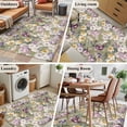 thumbnail image 5 of Dark Sage Green Botanical Area Rugs 3'x5', Small Throw Rugs for Living Room Bedroom, Spring Floral Summer Botanical Retro Indoor Outdoor Rug Non-Slip Low Pile Carpet Runner Reversible Floor Mats, 5 of 8