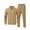 Khaki, variant on HBGVBA Men's Tracksuit Set,2 Piece Casual Outfit Set,Collared Full Zip Long Sleeve Top Drawstring Elastic Waist Pants Daily Workout Outfit