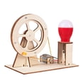 thumbnail image 3 of serony craft Kits Hand Cranked Generator with Bulb for Teaching Aids Gift, 3 of 9