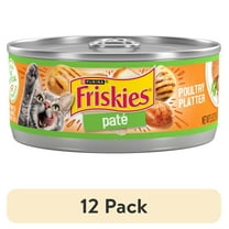 (12 pack) Friskies Pate Poultry Platter, Wet Cat Food, 5.5 oz. Can