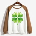 thumbnail image 4 of FAIWAD Tunique Femme Saint-Patrick Manches Longues Col Rond Tunique Grande Taille Pull, 4 of 4