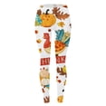 thumbnail image 5 of ibiyuan Halloween Leggings for Women Plus Size Thanksgiving Turkey Print Leggings Comfortable Stretchy Breathable Soft Yoga Pants For Workout Running Casual Wear, 5 of 5