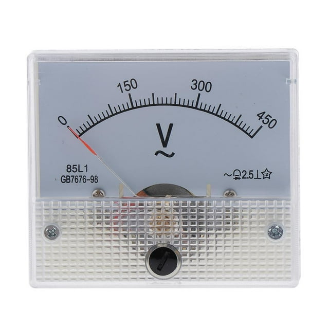 DYNWAVECA 85L1 Voltmeter Panel Meter Electrical Voltmeter Measurement - 0-450V, 62 x 55mm