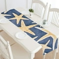thumbnail image 3 of MKHERT Starfish Table Runner for Wedding Party Banquet Decoration 14x72 inch, 3 of 3