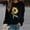 Black, variant on Tops for Women Winter Womens Casual Loose Fit Tops Ladies Sunflower Print Sweatshirt Blouse Tee Sweater