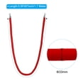 thumbnail image 2 of Unique Bargains 5.5 Feet Red Velvet Stanchion Rope, Crowd Control Barrier Rope with Snap Hook, Silver, 2 of 6