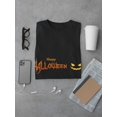 thumbnail image 3 of Pumpkin Darkness Smile Complement Men Black T-Shirt, Male x-Large, 3 of 4