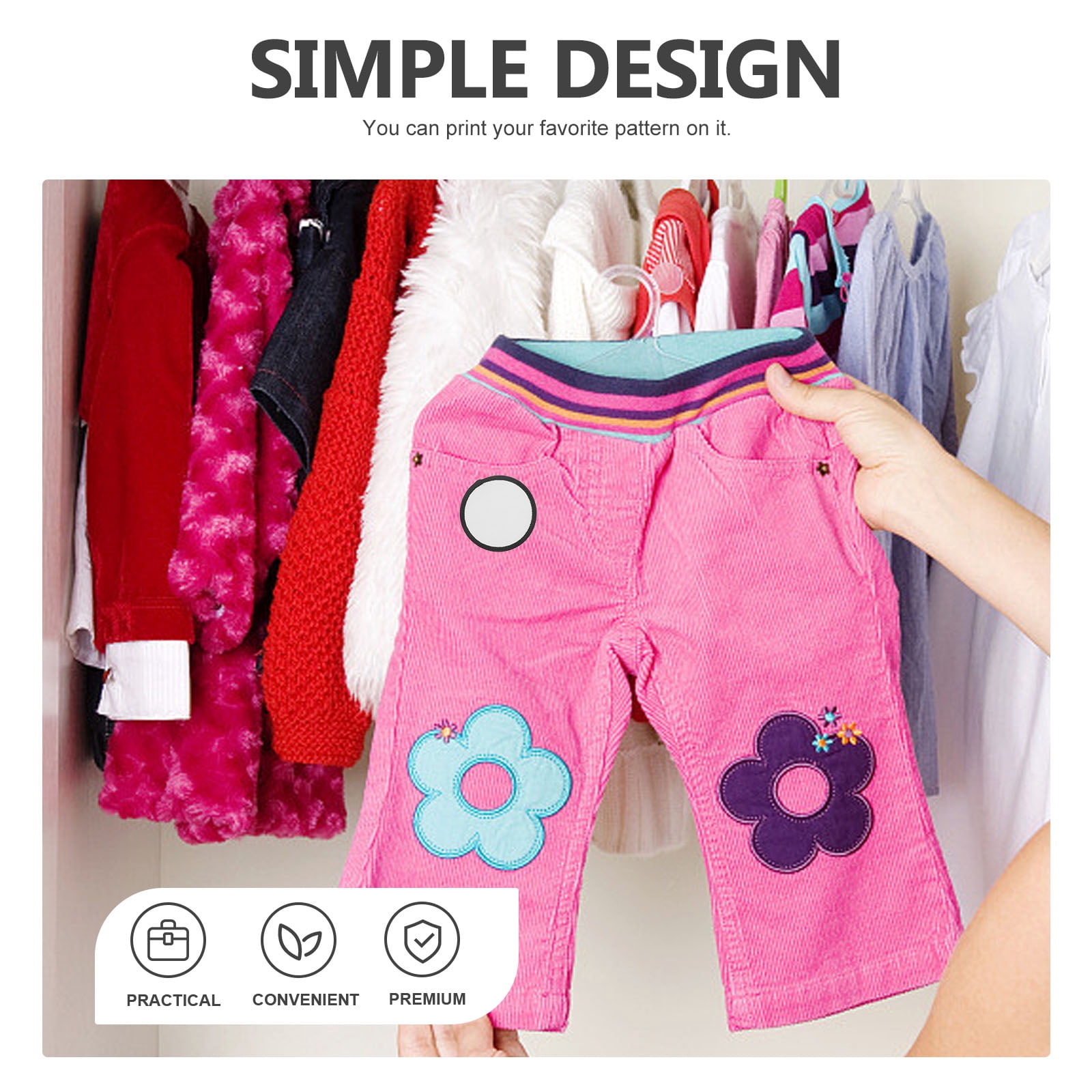 WEUVEB iron on fabric patch Patch Multi Decoration Handicraft Enthusiasts Everyday Use 18pcs