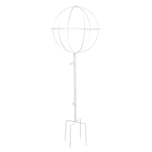 HOMEMAXS Indoor Trellis Lollipop Trellis Plant Support Frame 68X22CM White