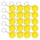 thumbnail image 2 of Paquete de 20 Llaveros Amarillos de Pelota de Tenis para Favores de Fiesta, Premio de Escolar, Bolsas de Regalo para Fiestas, Recuerdo Deportivo, 2 of 5