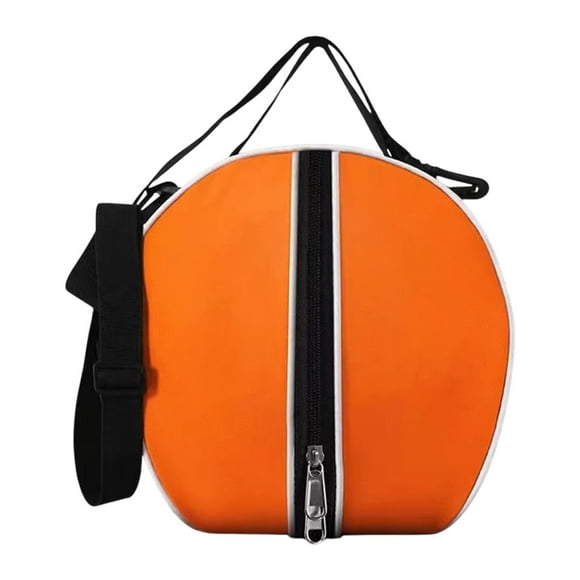 Bolsa de baloncesto, almacenamiento de equipos deportivos, bolsa de pelota individual, bolsita de bola de fútbol de meta de soporte para el soporte de Naranja