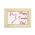 thumbnail image 1 of Happy Canada Day Maple Drawing Desktop Decorate Photo Frame Picture Art Painting 5x7 inch, 1 of 3
