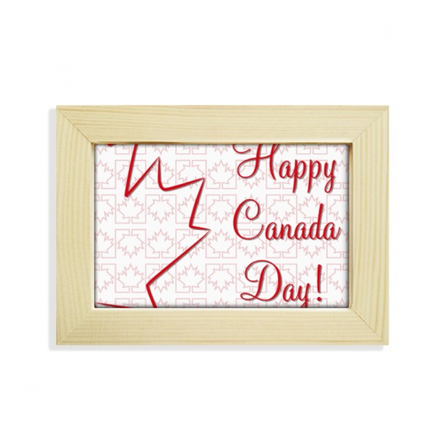 Happy Canada Day Maple Drawing Desktop Decorate Photo Frame Picture Art Painting 5x7 inch