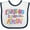 White and Navy, variant on Inktastic Everything is Gonna be Alright Inspirational Quote Boys or Girls Baby Bib